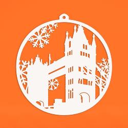 BOULE DE NOËL - LONDON TOWER BRIDGE
